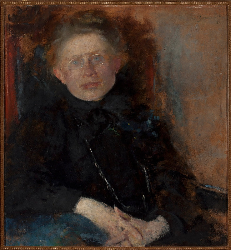 Portrait of Anna Saryusz Zaleska by Olga Boznas„ska,A3(16x12")Poster