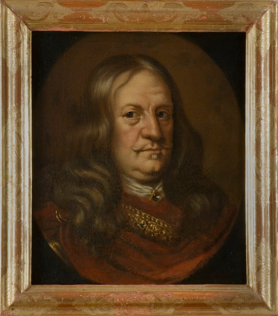 Gustav Otto Stenbock, vintage artwork by David Klocker Ehrenstrahl, 12x8" (A4) Poster