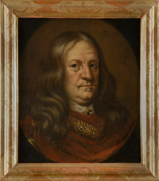 Gustav Otto Stenbock, vintage artwork by David Klocker Ehrenstrahl, 12x8" (A4) Poster