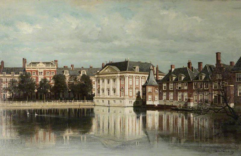 View of The Hague by Johannes Christiaan Karel Klinkenberg,A3(16x12")Poster