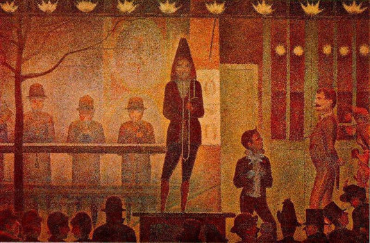 Invitation to the Sideshow by Georges Seurat,A3(16x12")Poster