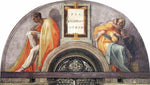 Asa - Jehoshaphat - Joram, vintage artwork by Michelangelo, A3 (16x12") Poster Print