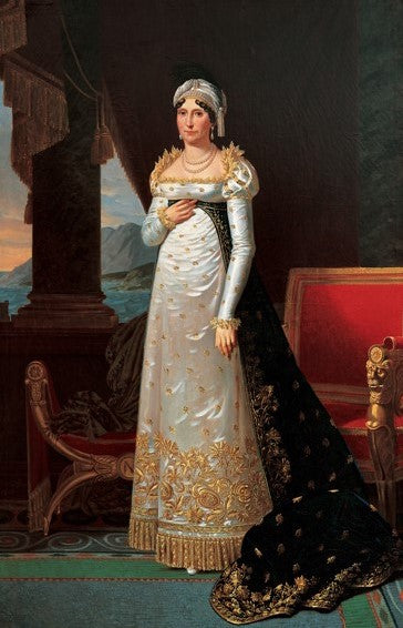 Letizia Bonaparte (Madame Mère), vintage artwork by Robert Lefèvre, 12x8" (A4) Poster