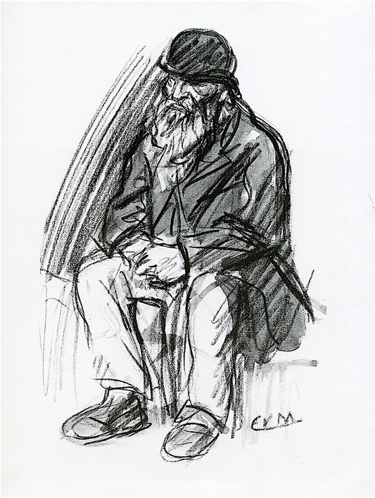 Emigrant Waiting by Eugeen van Mieghem,16x12(A3) Poster