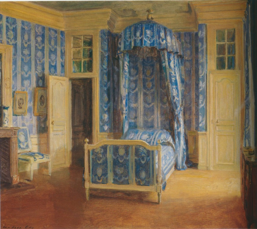 Interior of Bedroom of the Chateau du Breau by Walter Gay,A3(16x12")Poster