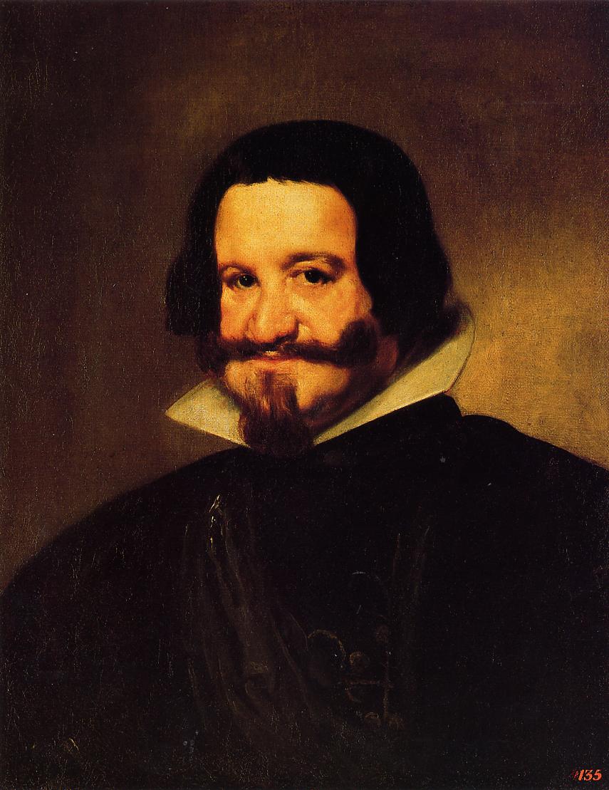 Count-duke of Olivares, vintage artwork by Diego Velázquez, 12x8" (A4) Poster