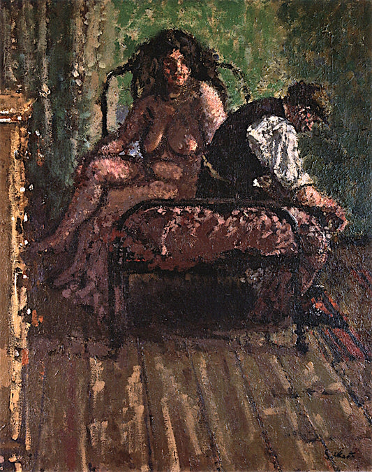 Dawn, Camden Town, vintage artwork by Walter Richard Sickert, 12x8" (A4) Poster