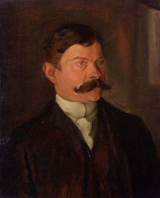 Frank Harris, vintage artwork by Sir William Rothenstein, 12x8" (A4) Poster