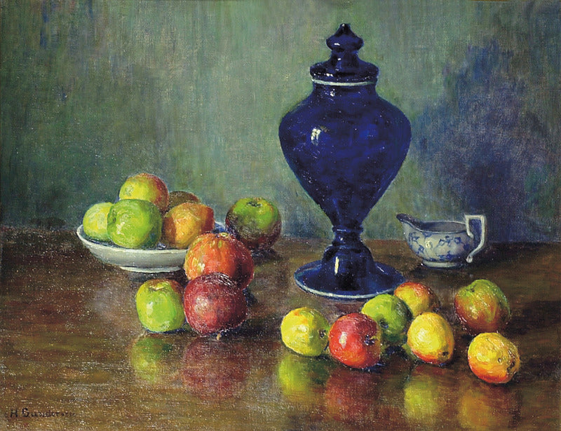 Still Life with apples by Helene Gundersen,A3(16x12")Poster