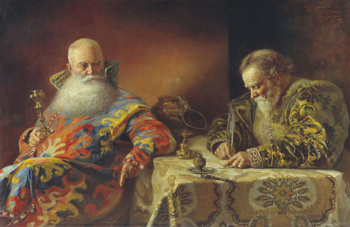 Writing the Orders by Andrey Karelin,A3(16x12")Poster
