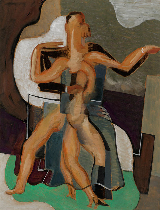 Dancing Couple by Vladimir Baranoff-Rossine,16x12(A3) Poster