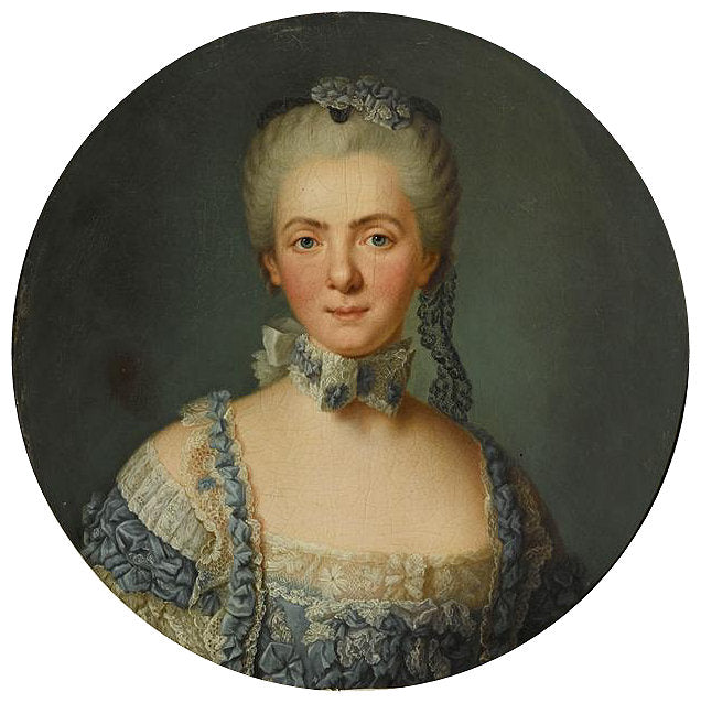 Marie Adelaïde de Bourbon, vintage artwork by François-Hubert Drouais, 12x8" (A4) Poster