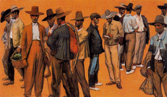Cortijeros con canasto by Adolfo Lozano Sidro,16x12(A3) Poster