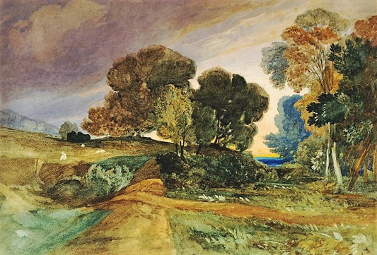 At Whitlingham, vintage artwork by John Sell Cotman, 12x8" (A4) Poster