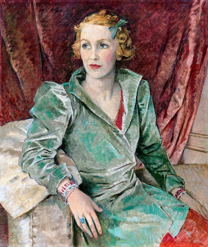 The Hon. Ruth Cable, Lady Benthall by Glyn Warren Philpot,16x12(A3) Poster