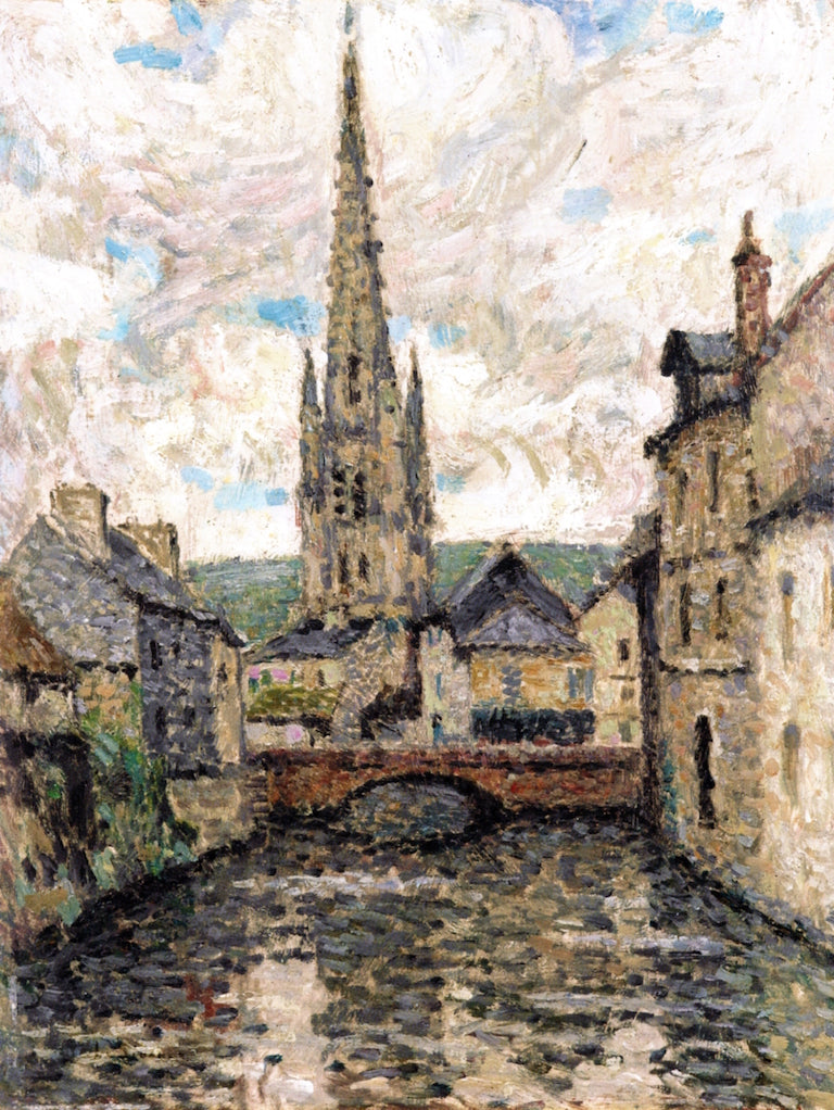 Church, Harfleur by Henri Le Sidaner,A3(16x12")Poster