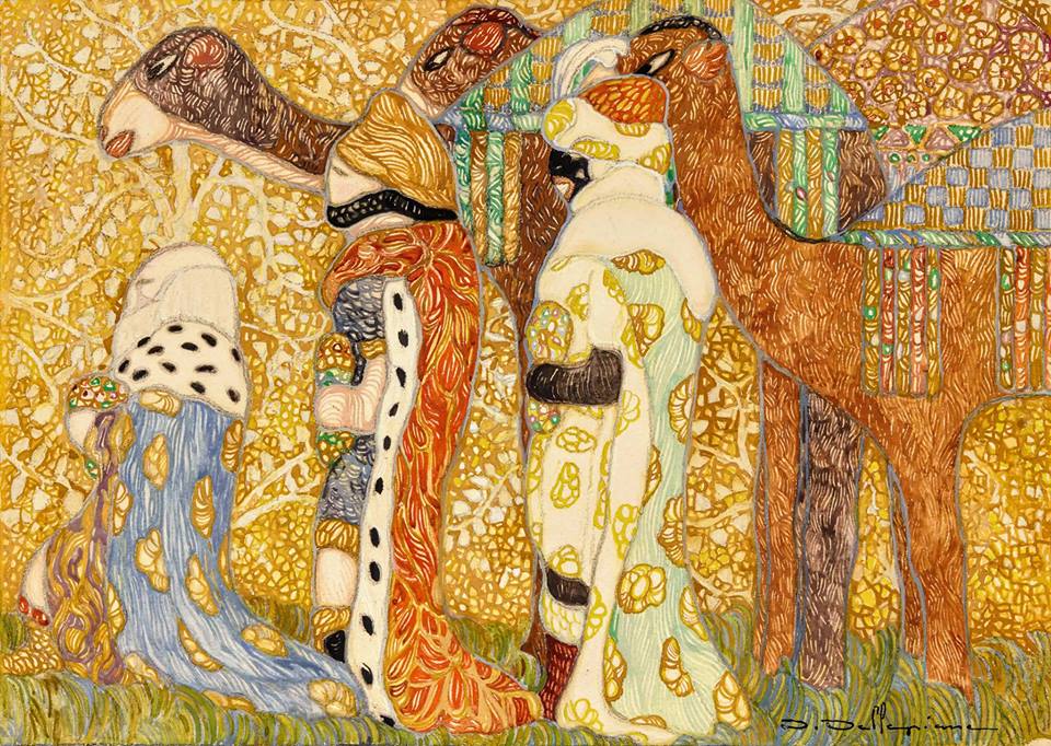 The Three Magi by David Dellepiane,A3(16x12")Poster