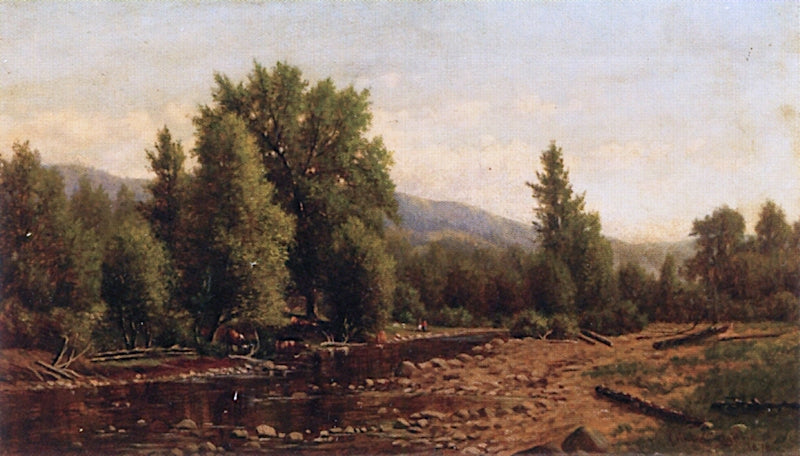 A Summer Day in Essex County, vintage artwork by John Clinton Ogilvie, 12x8" (A4) Poster