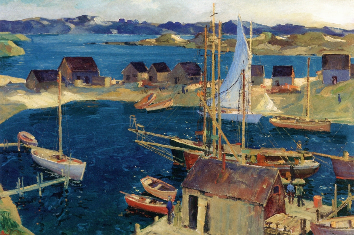 The Inner Harbor by Jonas Lie,16x12(A3) Poster