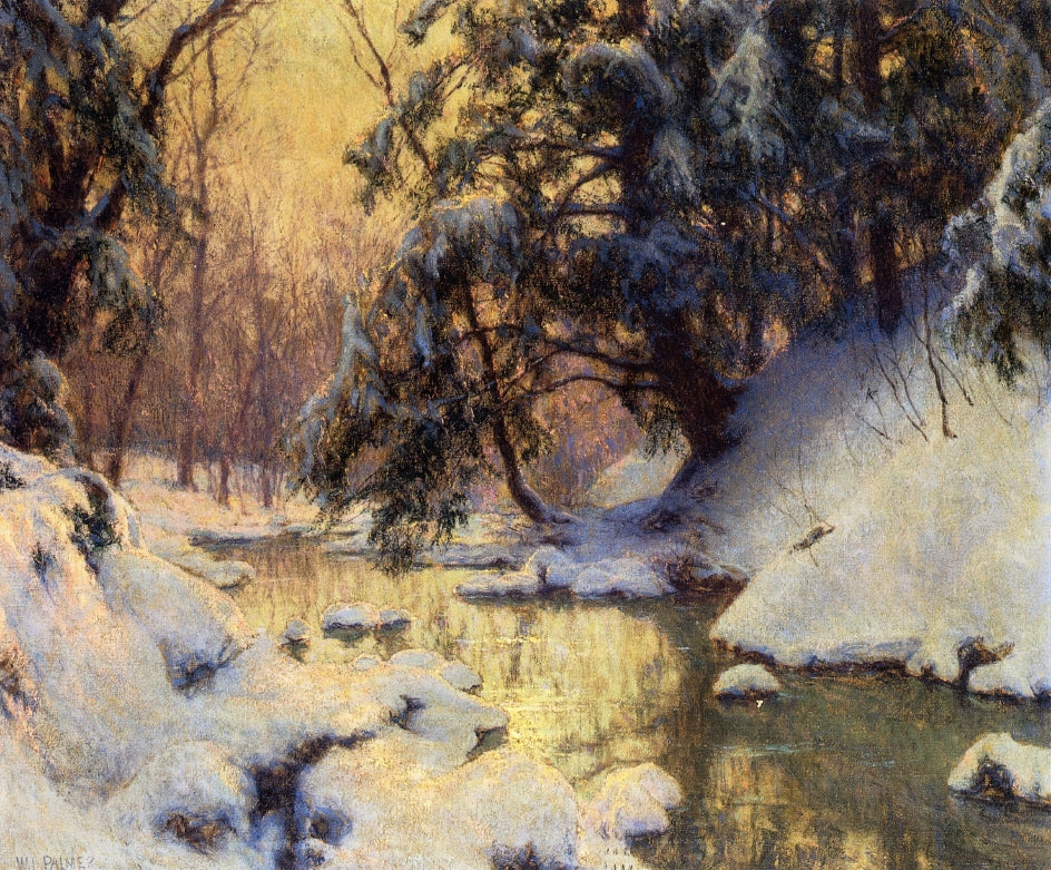 Brook and Hemlocks by Walter Launt Palmer,A3(16x12")Poster