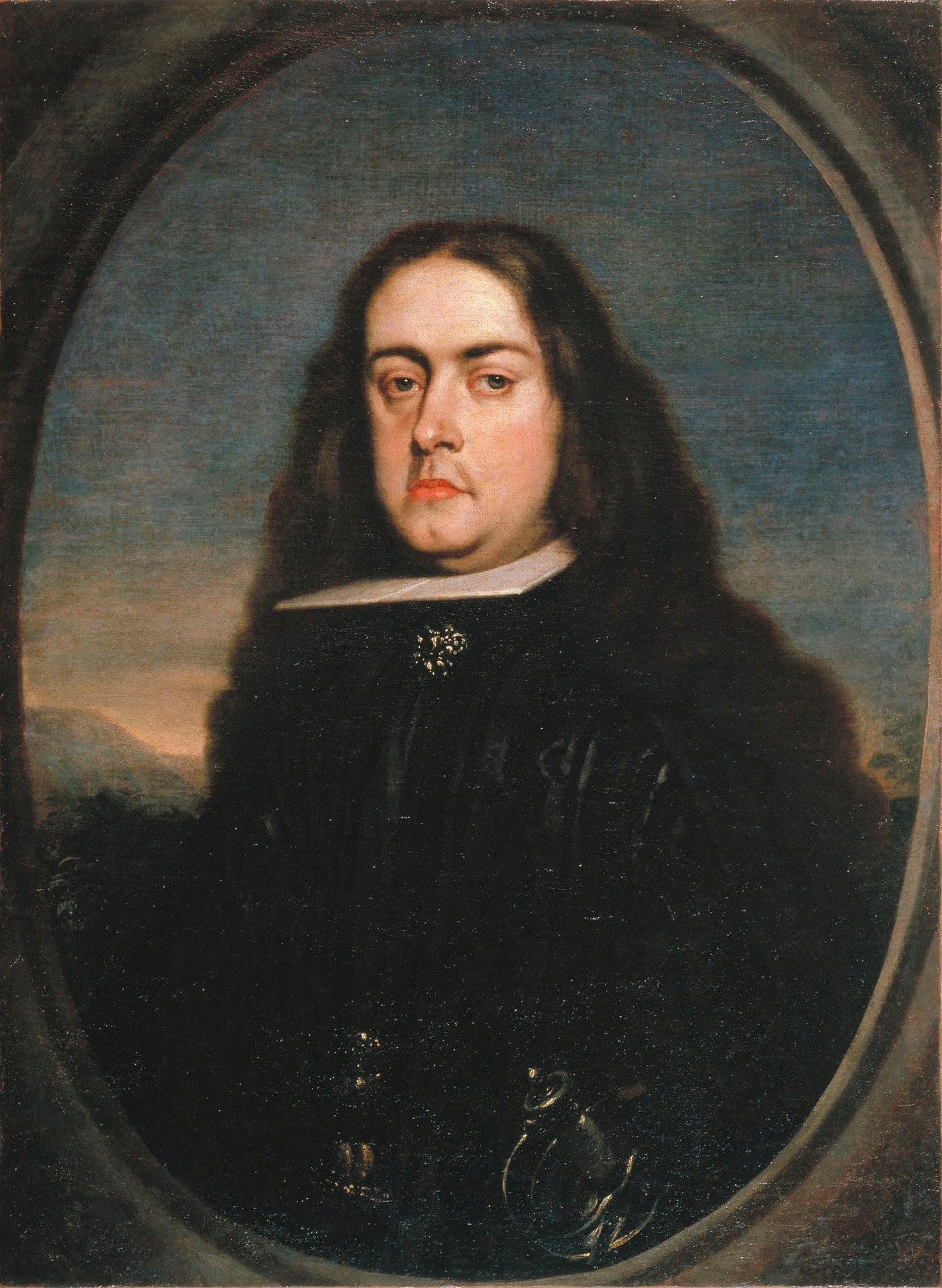 Juan Francisco de la Cerda, VIII Duke of Medinaceli, vintage artwork by Claudio Coello, 12x8" (A4) Poster