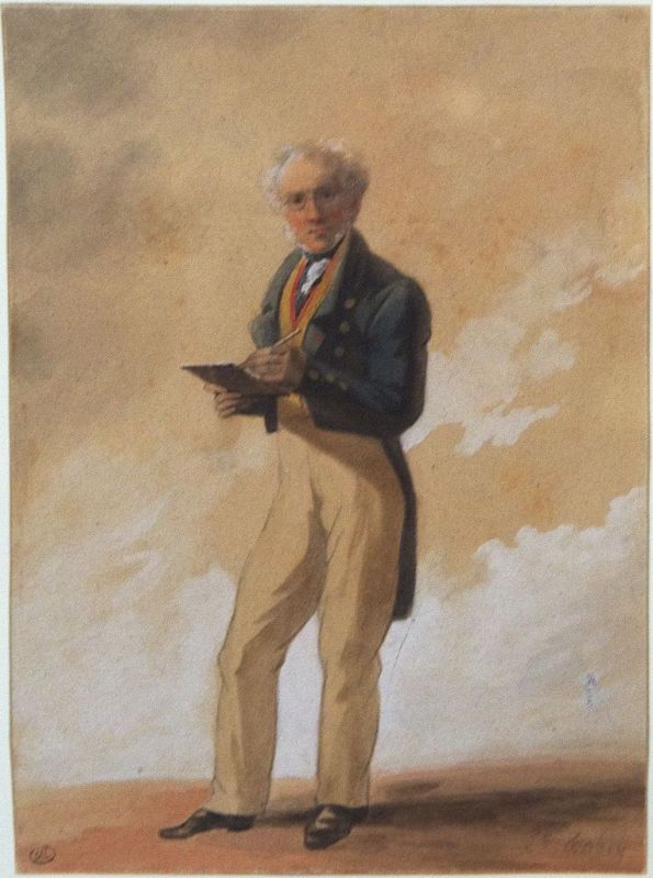 Jean-Baptiste Isabey, vintage artwork by Eugène Isabey, A3 (16x12