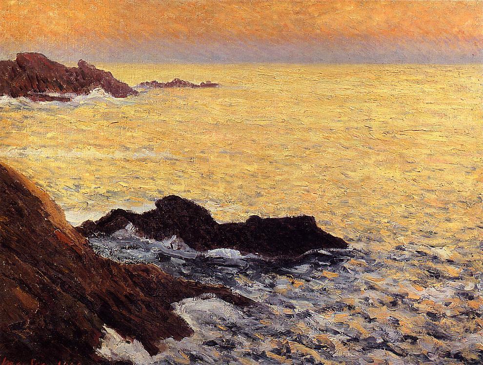 The Golden Sea - Quiberon by Maxime Maufra,A3(16x12")Poster