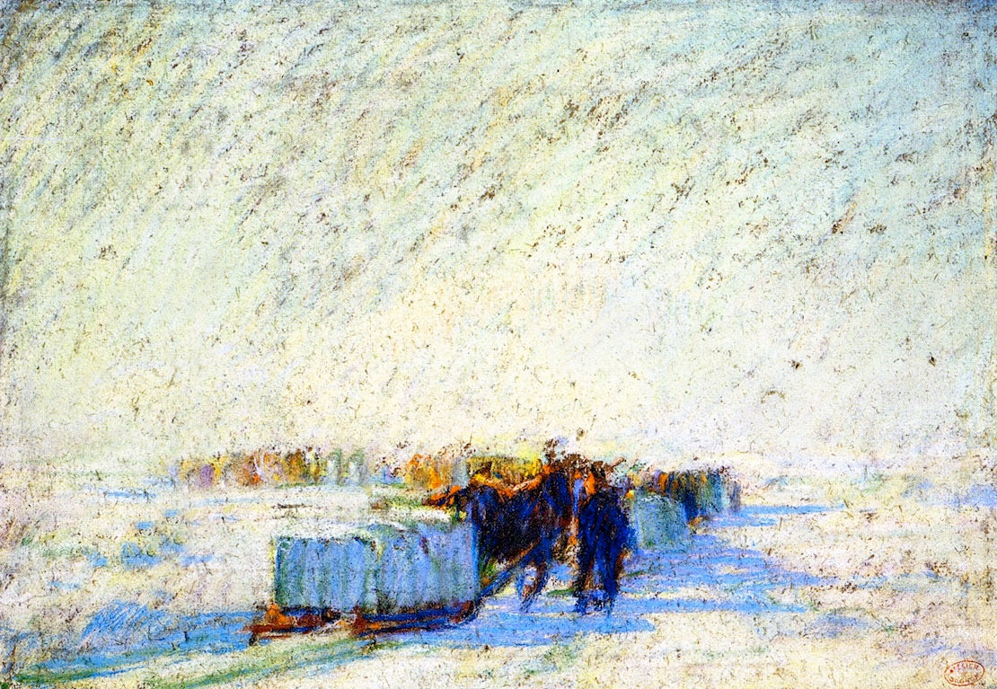 Ice Bridge by Clarence Gagnon,16x12(A3) Poster