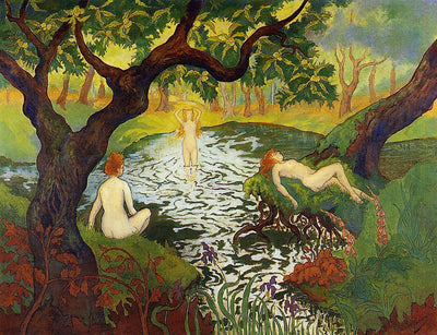 Three Bathers with Irises by Paul Ranson,A3(16x12")Poster