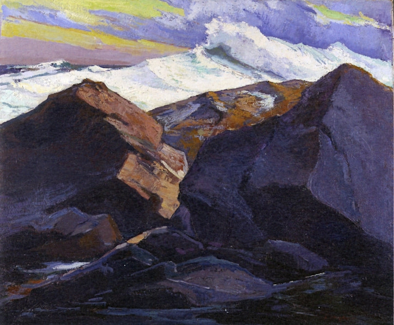 Oncoming Storm, vintage artwork by Abraham J. Bogdanove, 12x8" (A4) Poster