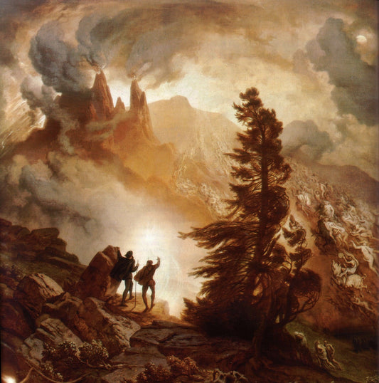 Walpurgis Night (Detail), vintage artwork by August Albert Zimmermann, A3 (16x12") Poster Print