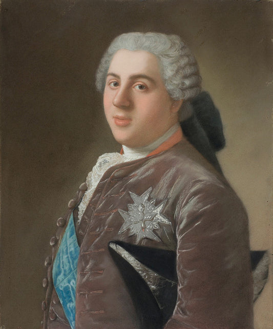 Portrait of Louis, Dauphin of France, vintage artwork by Jean-Étienne Liotard, 12x8" (A4) Poster