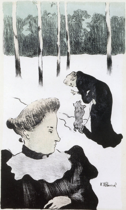 A Dog's Education by Ker Xavier Roussel,A3(16x12")Poster