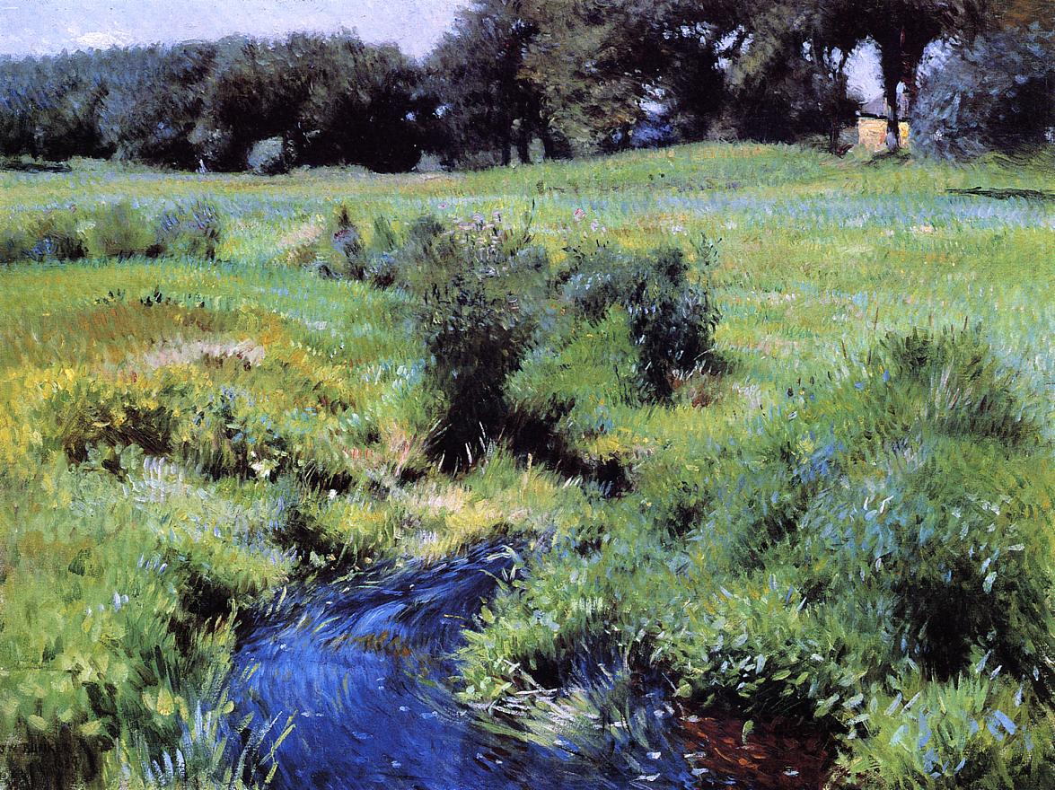 The Pool, Medfield by Dennis Miller Bunker,A3(16x12")Poster