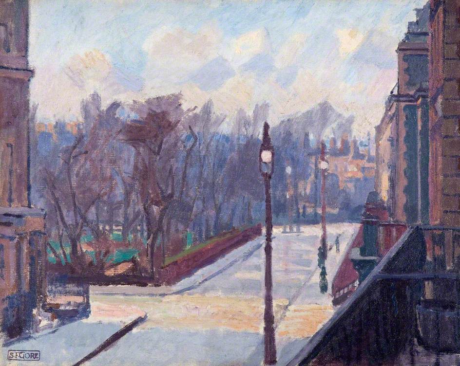 Harrington Square from No.2 Houghton Place by Spencer Gore,16x12(A3) Poster