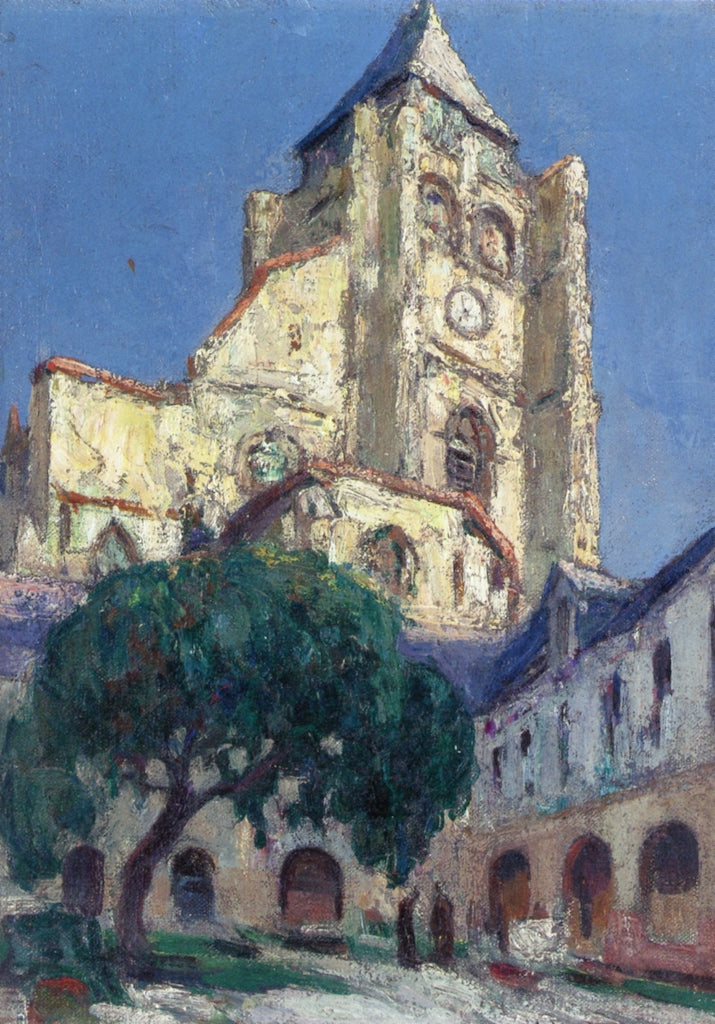 St. Jacques Church, Treport, France by Jules Eugene Pages,A3(16x12")Poster
