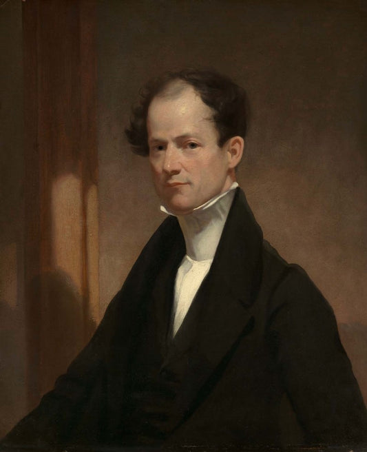 The Reverend Thomas Harvey Skinner, vintage artwork by Samuel Morse, A3 (16x12") Poster Print