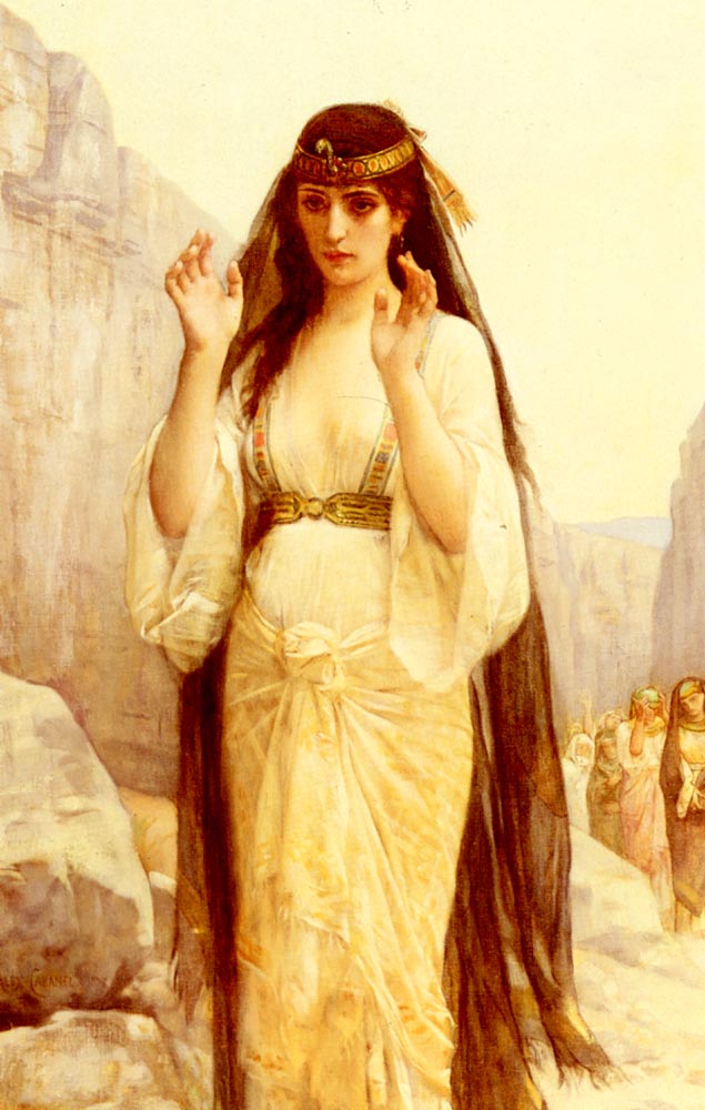 The Daughter Of Jephthah, vintage artwork by Alexandre Cabanel, 12x8" (A4) Poster