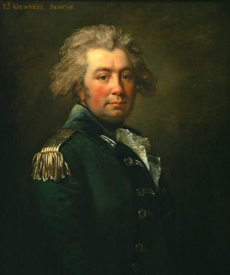 Sir John Graves Simcoe, first Lieutenant-Governor of Upper Canada, vintage artwork by Jean Laurent Mosnier, 12x8" (A4) Poster
