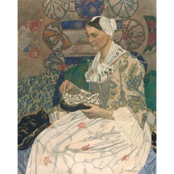Old Costume, vintage artwork by Raphy Dalleves, 12x8" (A4) Poster