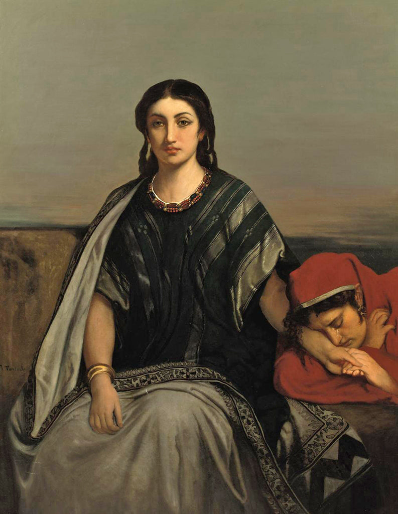 Jephta's daughter, vintage artwork by Jean-François Portaels, A3 (16x12") Poster Print