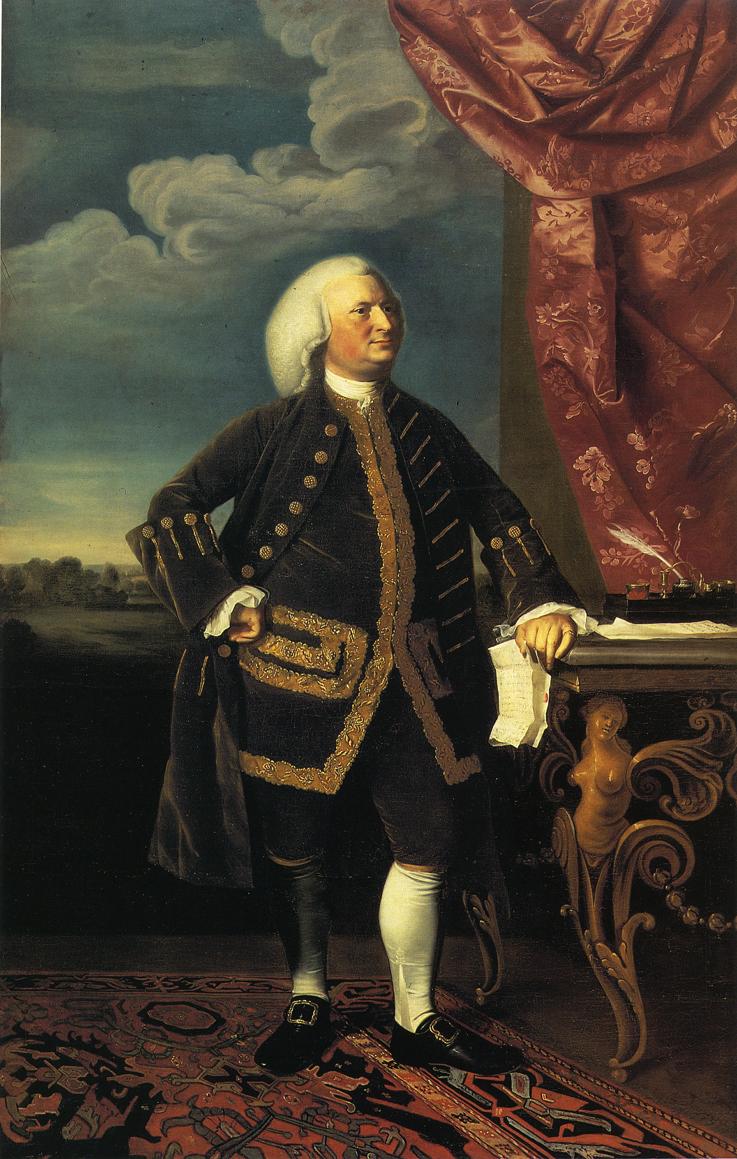 Jeremiah Lee, vintage artwork by John Singleton Copley, 12x8" (A4) Poster