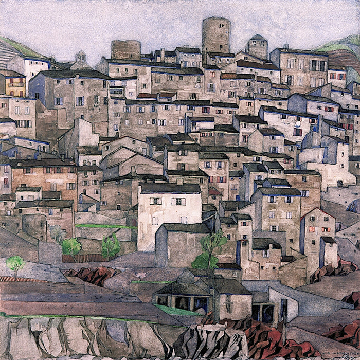 Palalda, Pyrenees-Orientales by Charles Rennie MacKintosh,A3(16x12