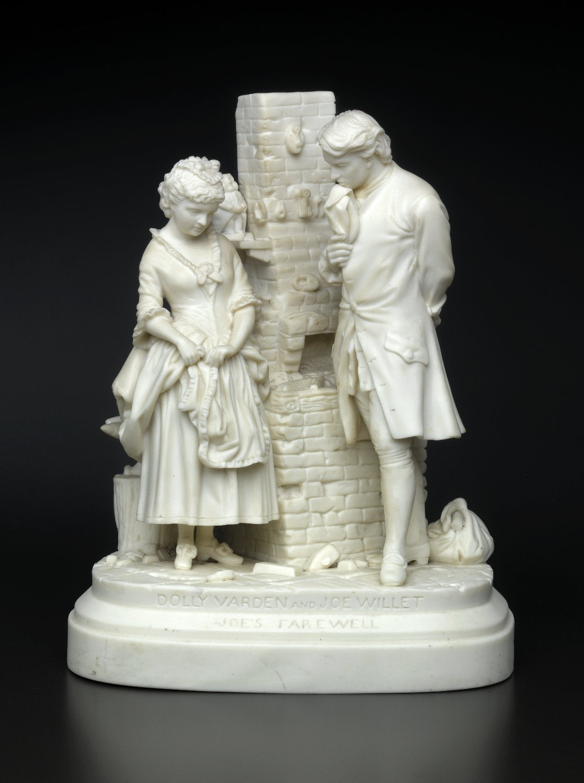 Joe's Farewell, vintage artwork by Daniel Chester French, 12x8" (A4) Poster