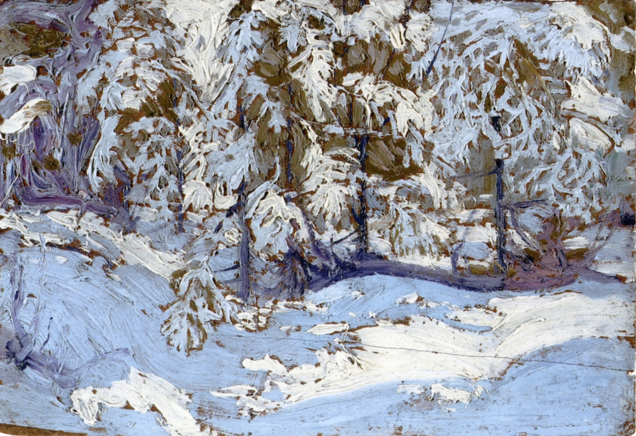 First Snow in Autumn by Tom Thomson,16x12(A3) Poster