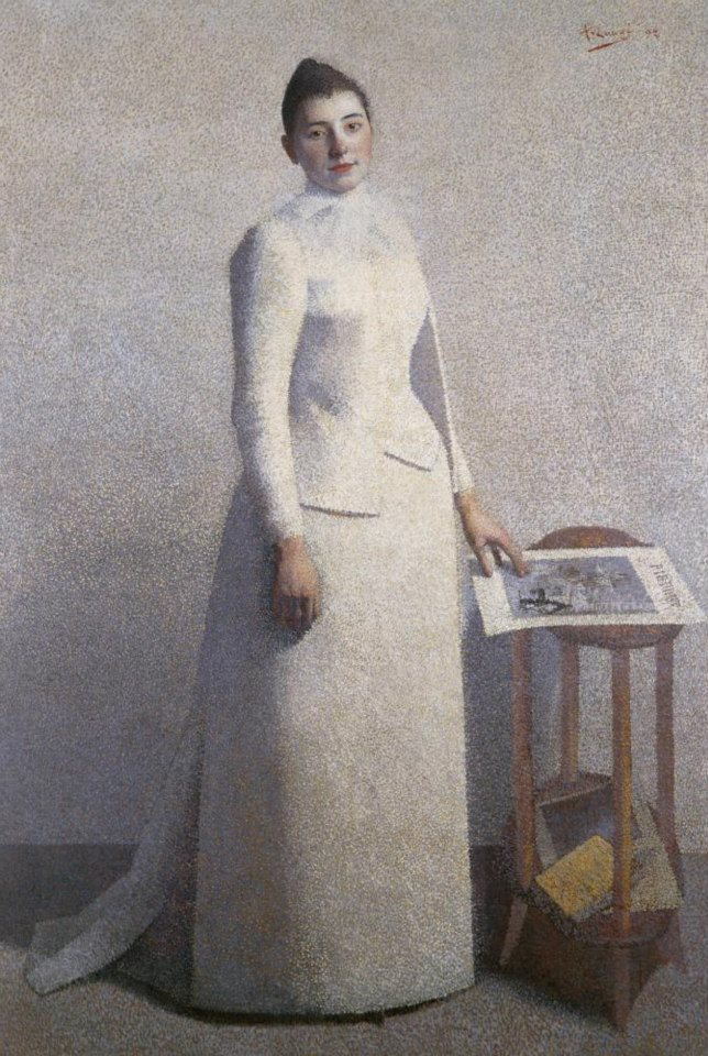 Portrait of Madame Astre by Achille Lauge,A3(16x12")Poster