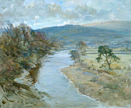 Extensive River Scene by Reginald Grenville Eves,16x12(A3) Poster