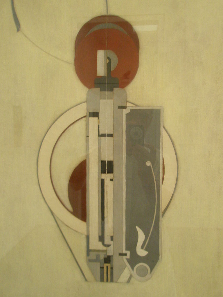 Mechanical Abstraction by Morton Livingston Shamberg,16x12(A3) Poster