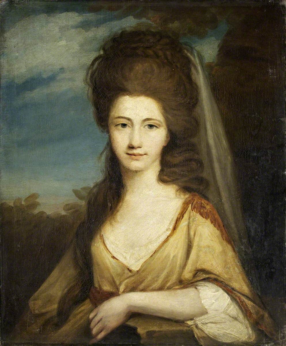 Lady Elizabeth Compton, vintage artwork by Robert Edge Pine, 12x8" (A4) Poster