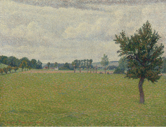 Plain of Thierceville, vintage artwork by Lucien Pissarro, 12x8" (A4) Poster